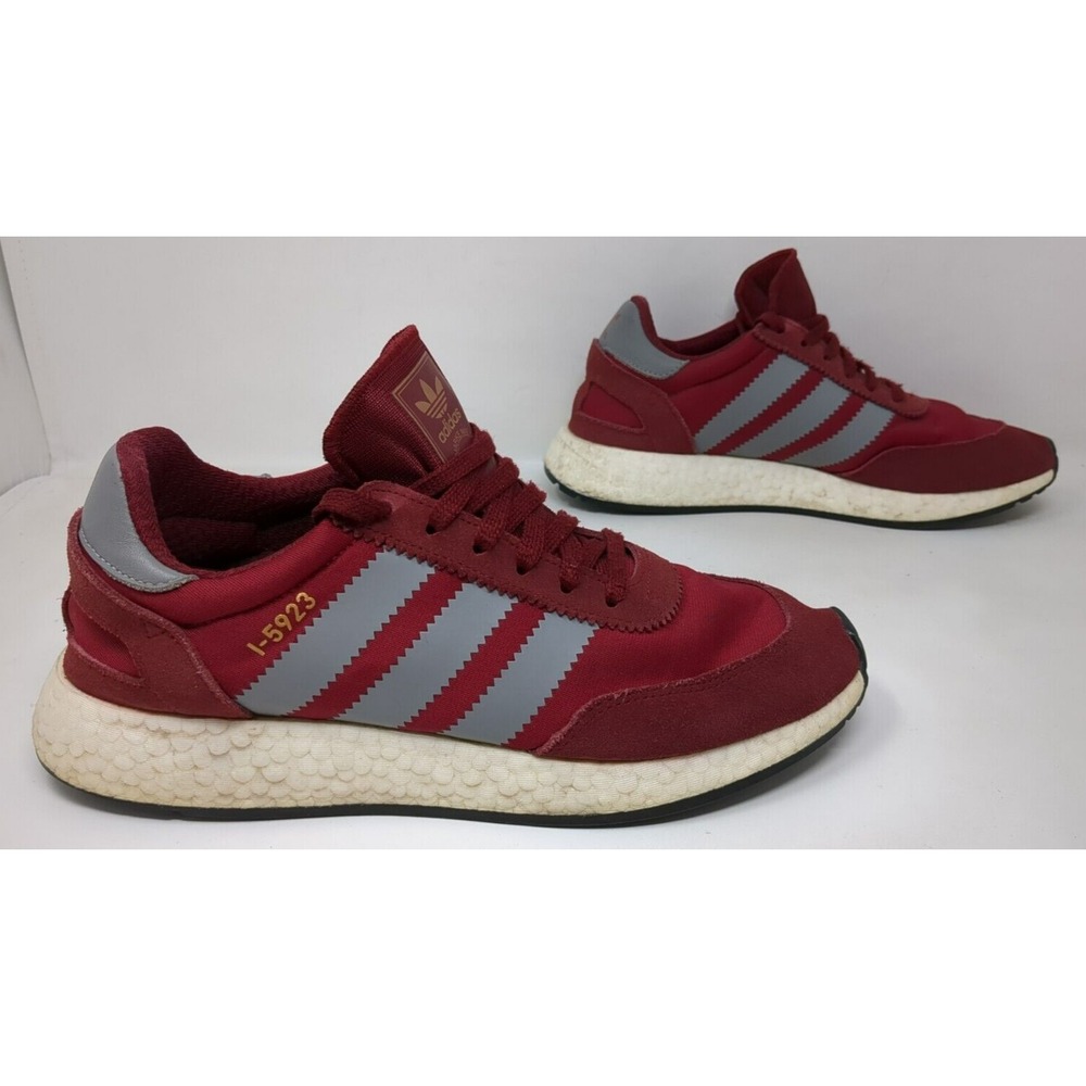 Adidas I-5923 Iniki Runner Burgundy Maroon‎ Athletic Shoes Men Size 9 B27871